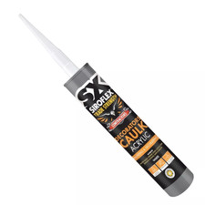 SX Siroflex Decorators Caulk Acrylic White 300ml Overpaintable