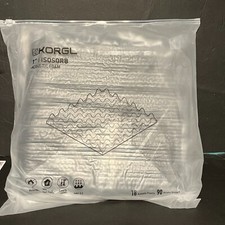 18 Pack 12"X12"X1" Acoustic Foam Panel Studio Sound Blocking Isosorb Black