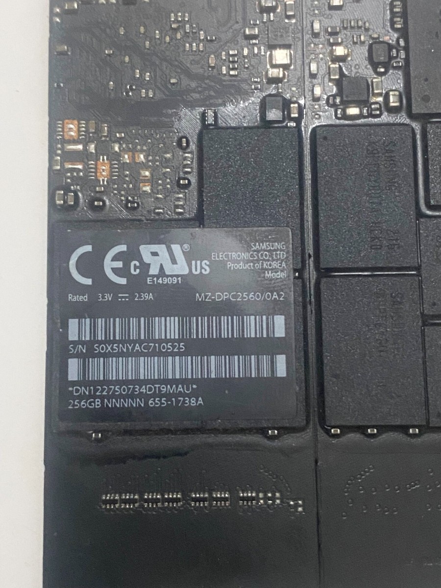 Genuine Samsung MZ-DPC2560/0A2 256GB SSD for Apple MacBook