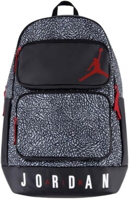Nike Air Jordan Sport Essential Elephant Print Unisex Backpack Black 9A0743 G3A