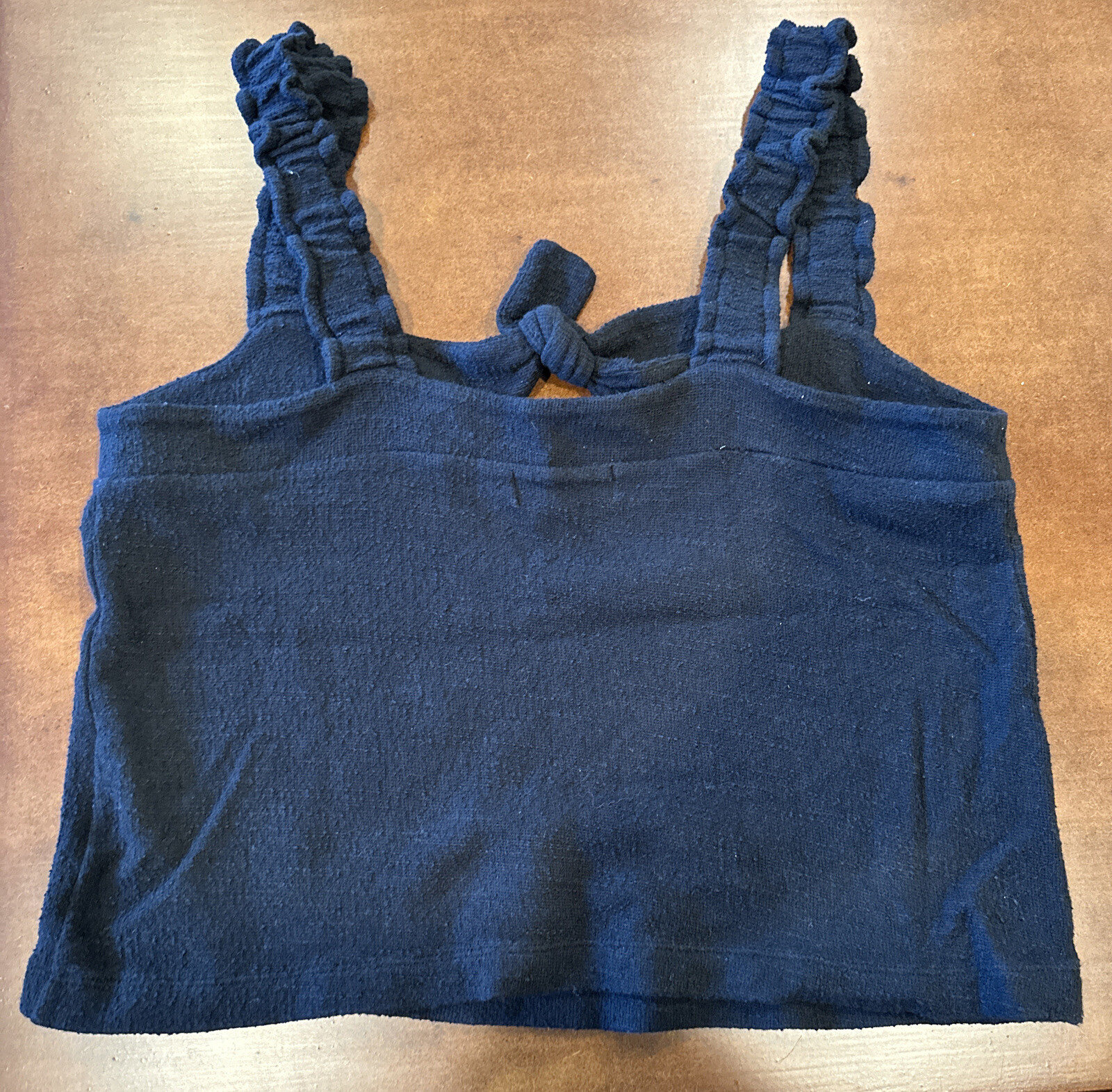 Madewell Treasure & Thread solid black cropped ca… - image 3