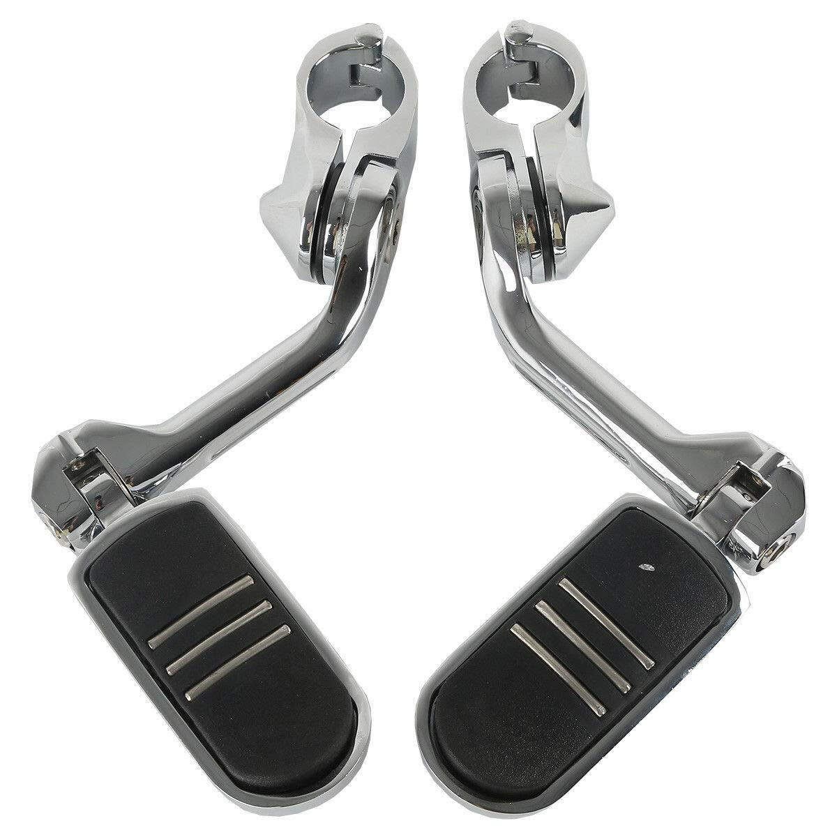 Chrome Motorcycle Highway Foot Pegs For Harley Davidson Street Glide