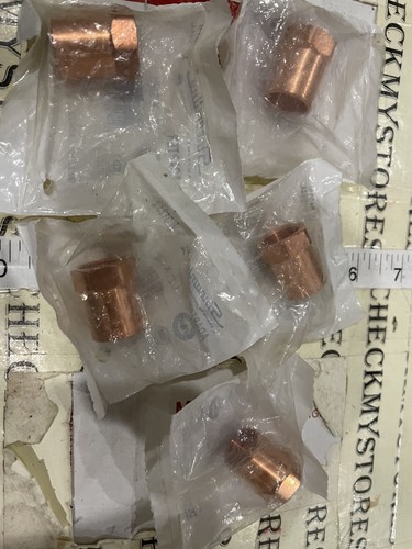 Lot of 5 Streamline 1/2โX 3/8โ Copper Female Adapter #W01232L