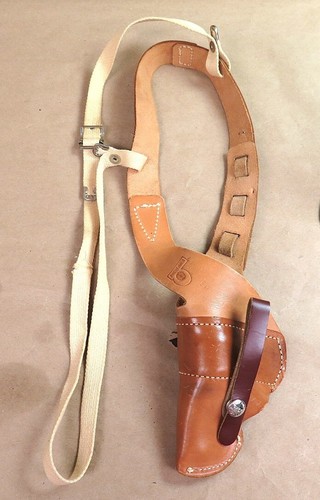 Vtg Bucheimer 500 Leather Snub Nose Revolver Shoulder Holster USA | eBay