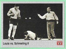 1991 AW Sports All World Boxing Joe Louis vs. Max Schmeling II #142👍