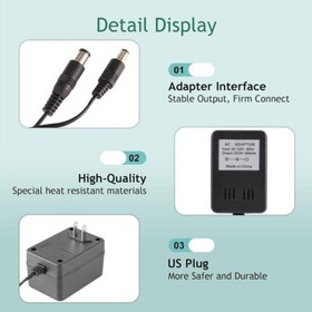 1-20 Pcs AC Power Supply Power Adapter Cord For Super Nintendo NES/SNES/GENESIS 