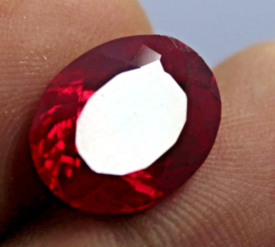 8 Ct Natural Certified BURMA Pigeon Blood Red Ruby Unheated Loose Gemstone