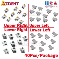 Dental Orthodontic Buccal Tubes Molar brackets Roth/MBT Bondable Non-con 1st 2nd