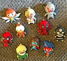 Marvel Foam Figural Keychains Keyrings - You Choose!