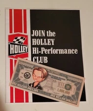 VINTAGE **COPY* COPY*** 1967 HOLLEY CARBURETOR HI- PERFORMANCE CLUB CATALOG bill