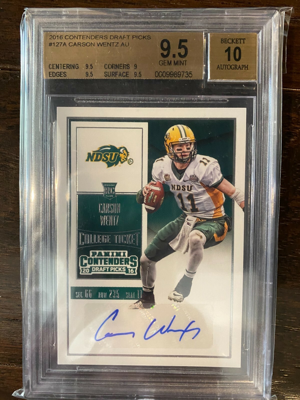 2016+Panini+Prizm+Collegiate+Draft+Picks+-+Draft+Picks+%23127+Carson ...