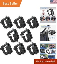 8 Pcs Camper Shell Clamps No Drilling For Chevy Silverado Sierra Heavy-dut...