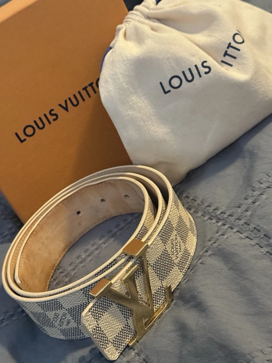 Louis Vuitton Leather White Belts for Men for sale | eBay