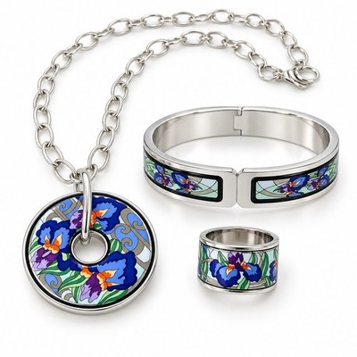 FREY WILLE Hommage à Claude Monet   Iris Jewelry Set