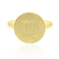 Cavill Skorpionring Damen Ring 925 Sterlingsilber Vergoldet Modern