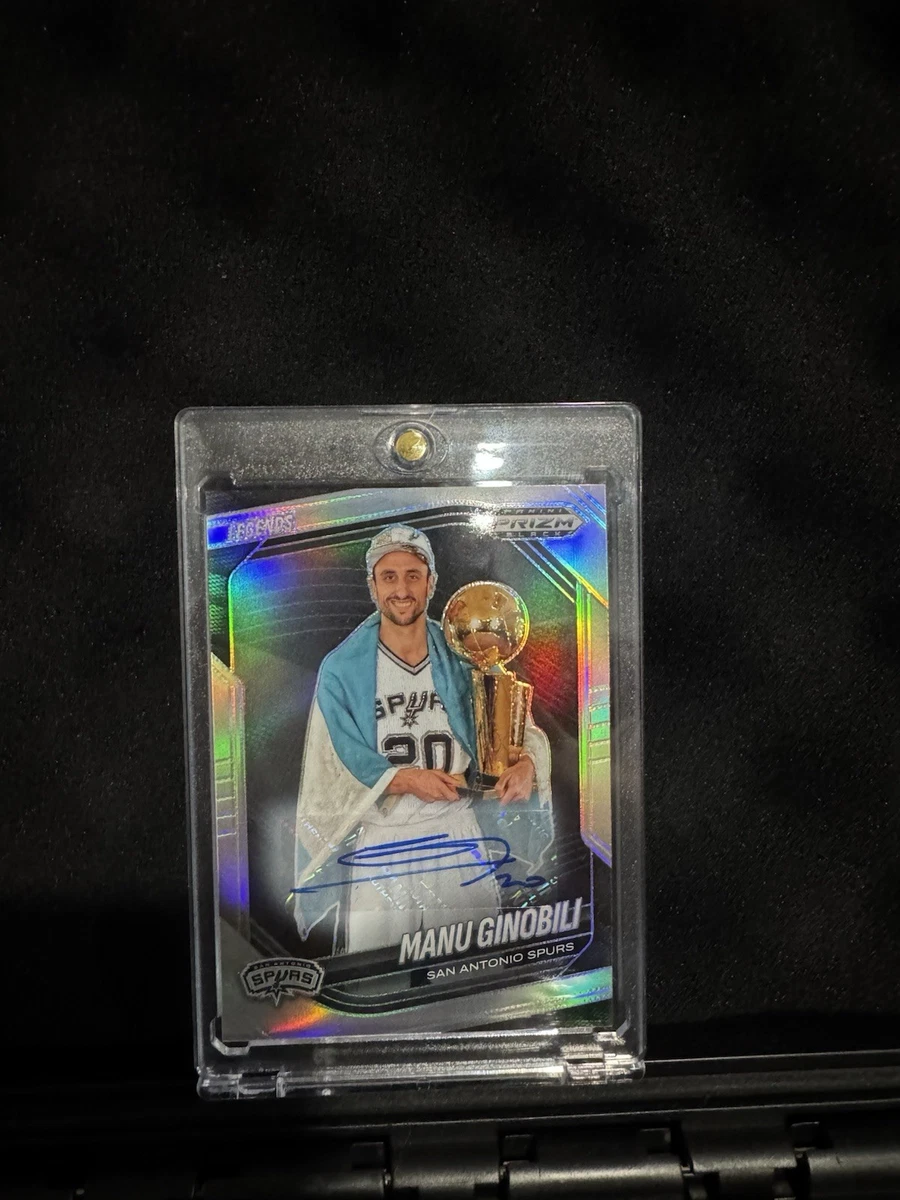 ファーストナンバー Manu Ginobili 1/25 Represent Green Mojo Prizm