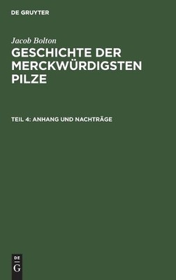 Anhang Und Nachträge (Gebundene Ausgabe) (US IMPORT)