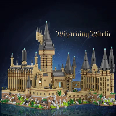 MOC Magic Hogwarts Castle Micro Building Blocks Street