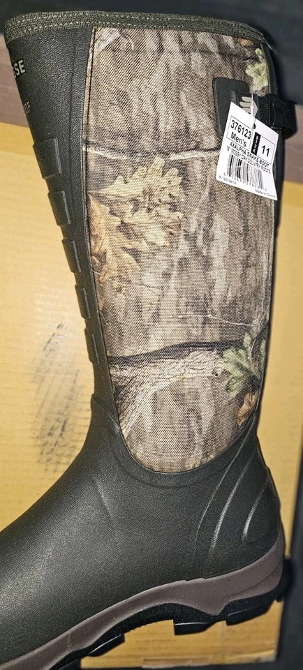LaCrosse 16" 4XAlpha Waterproof Snake Boots Mossy Oak Camo - Men's Size 11 - Image 3 of 4
