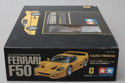 1/12 TAMIYA Ferrari F50 YELLOW Giallo Modern SEMI-ASSEMBLED DIE 