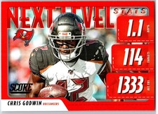 NLS-CG Chris Godwin, Tampa Bay Buccaneers 2020 Panini Score Next Level Stats RED