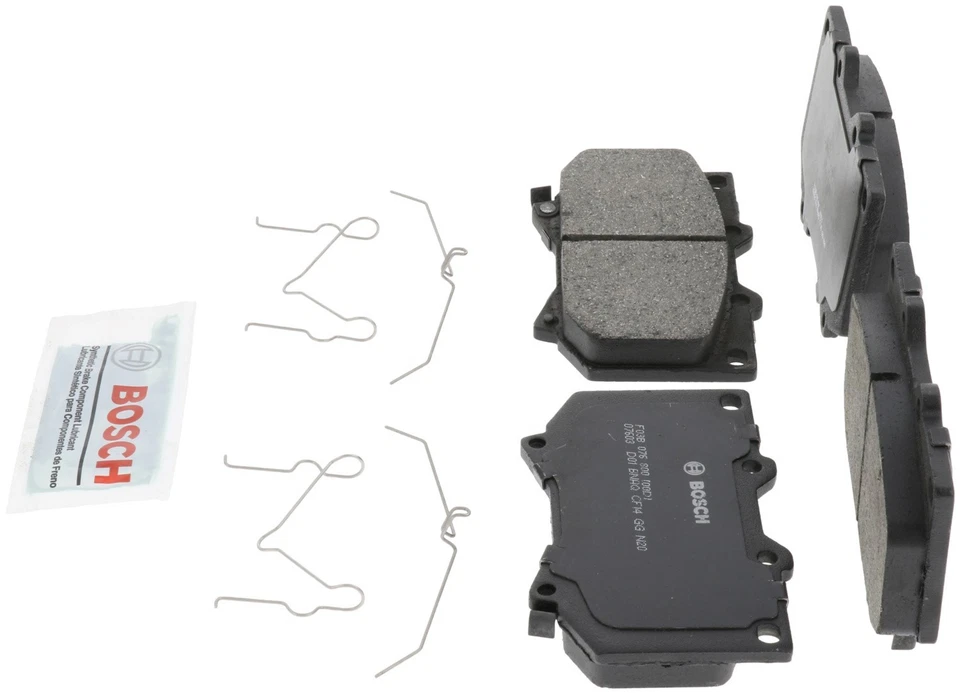 Bosch QuietCast Ceramic Brake Pad and Rotor Kit For 2001-2002 Toyota Sequoia - Image 4 of 4