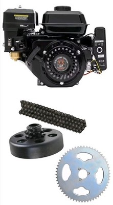 212cc 7.5HP Electric Start+12T Centrifugal Clutch+58T Sprocket+#35 116DL Chain