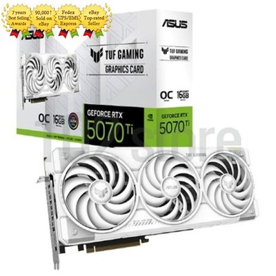 ASUS TUF Gaming GeForce RTX 5070 Ti OC D7 16GB White GPU