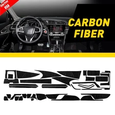 FOR HONDA Civic 10th 2016-2020 Carbon fiber car Interior decoration Full set