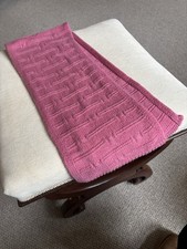 Brora Pink Cashmere Scarf