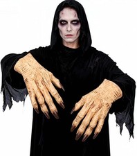 Halloween Horror Latex Zombie Gloves Realistic Mummy Witch Creepy Claw Gloves Mu