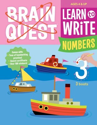 Brain Quest Learn to Write: Numbers - paperback Workman Publishing