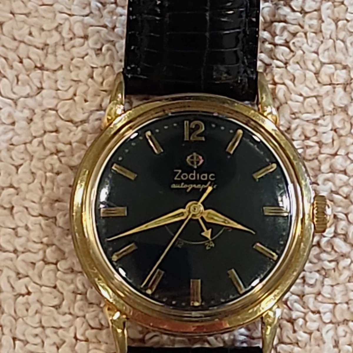 Zodiac Gold Wristwatches for sale - eBay