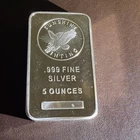 🔥  Sunshine Minting Silver 5 oz Bar .999 Fine InvestmentBullion