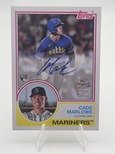 2024 Topps Archives 1983 Fan Favorite Autographs Cade Marlowe #83FF-CMA -MB