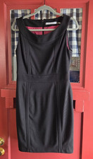 Marc New York Women's Classic Timeless Black Sleeveless Dress Rear Zip Size 12