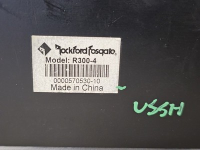 Rockford Fosgate Prime R300-4 300watt 4 Channel Amplifier Tested