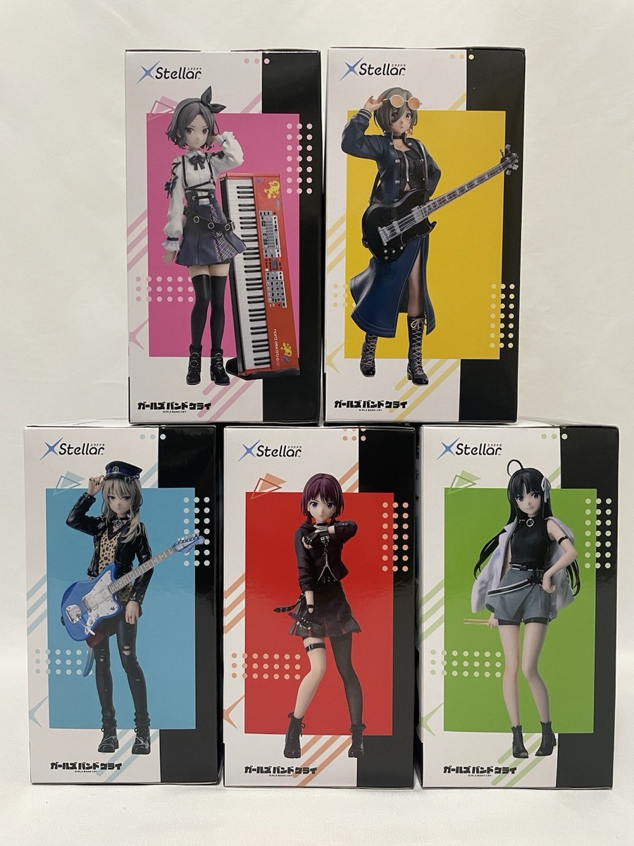 Girls Band Cry XStellar Figure Set of 5 Nina Momoka Subaru Rupa