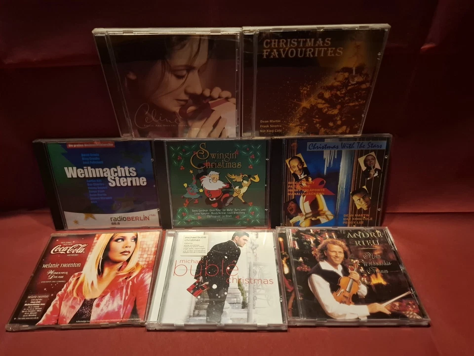 Konvolut Weihnachts - CD's  inkl. Bublé, Dion, Rieu, usw. insg. 8 Stück