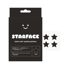 Starface Black Star BIG PACK, Hydrocolloid Pimple Patches, Absorb Fluid and R...