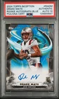 2024 Topps Inception💙Blue Rookie (On Card)Auto /10 Drake Maye, SSP PSA AA 10 💎