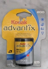 New Kodak Advantix Color Print Film 200 25 Exposures Sealed Package - Expired