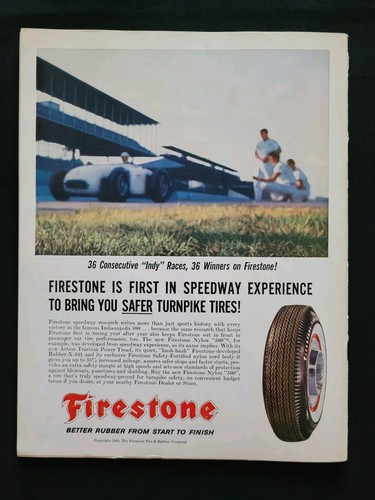 1960 USAC Indianapolis 500 Program, Jim Rathmann Wins Indy - Picture 11 of 11