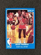 1983 Star All Star Game ISIAH THOMAS ROOKIE card # 11 (1st official card)  C1