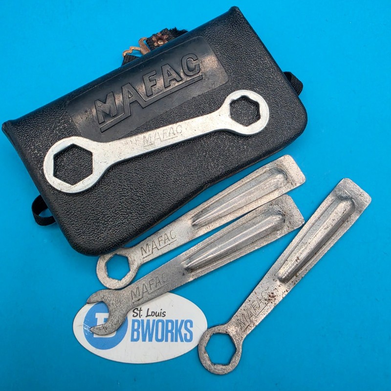 Vintage MAFAC Bicycle Wrench Tools 4 Pieces   g6