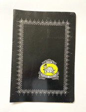 The Velvet Turtle Restaurant Menu, Black Cover, Vintage Style Dining Menu