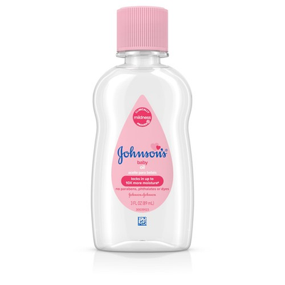#ad Johnsons Baby Oil Pure Mineral Oil to Prevent Moisture Loss for Newborn Ki... $5.23