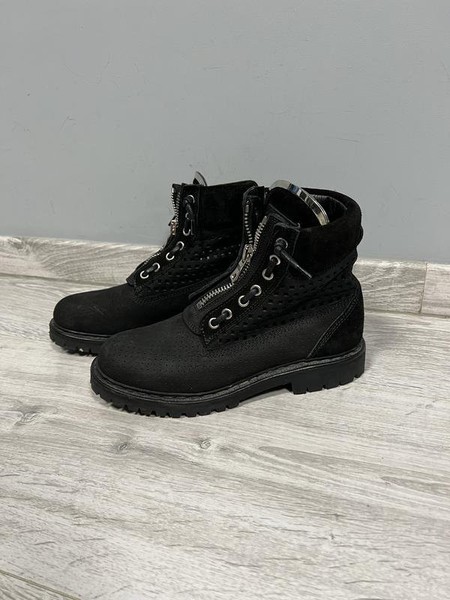 Balmain Damenstiefel schwarz Leder 37,5 #5NJ9
