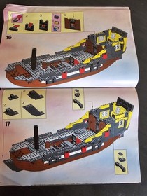 LEGO Set 6285 Manual Instructions ONLY Black Seas Barracuda 1989