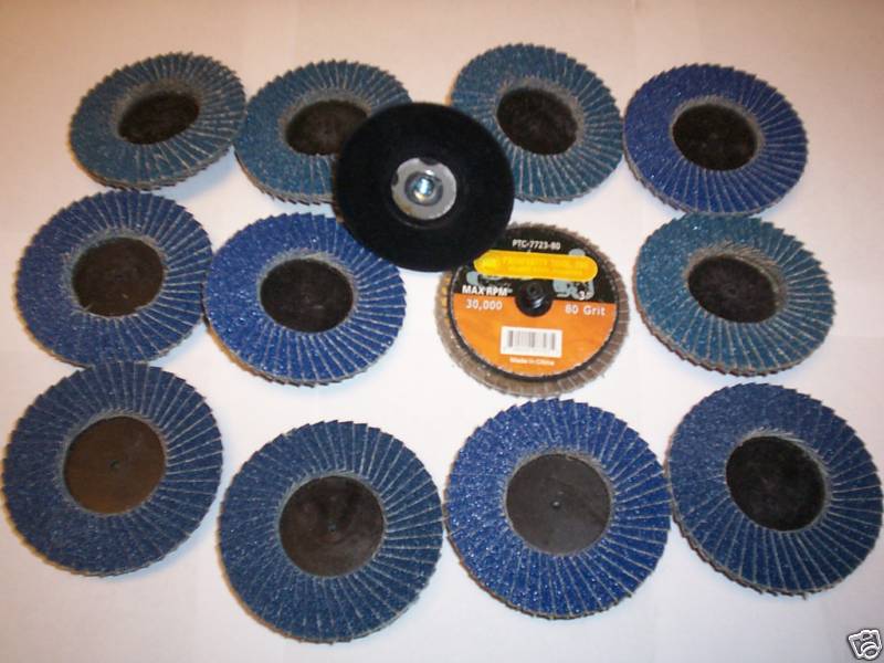 3 In. 40 Grit Twist-Lock Abrasive Discs 5 Pc - Foto 14